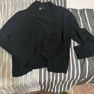 EUC cropped black sweater